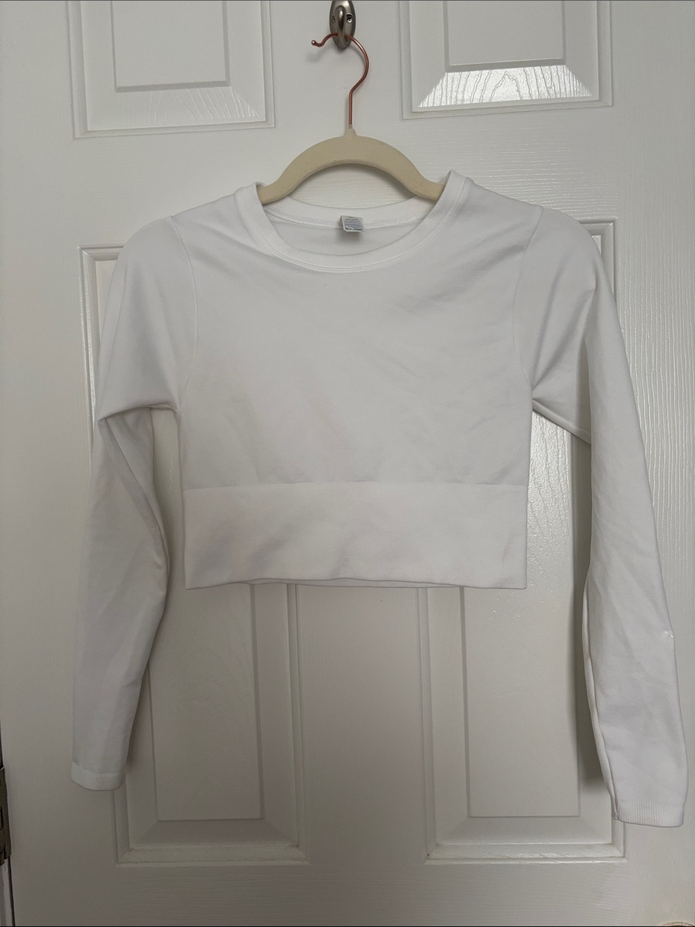 OFFLINE By Aerie Sidewalk Seamless Long Sleeve Cropped T-Shirt